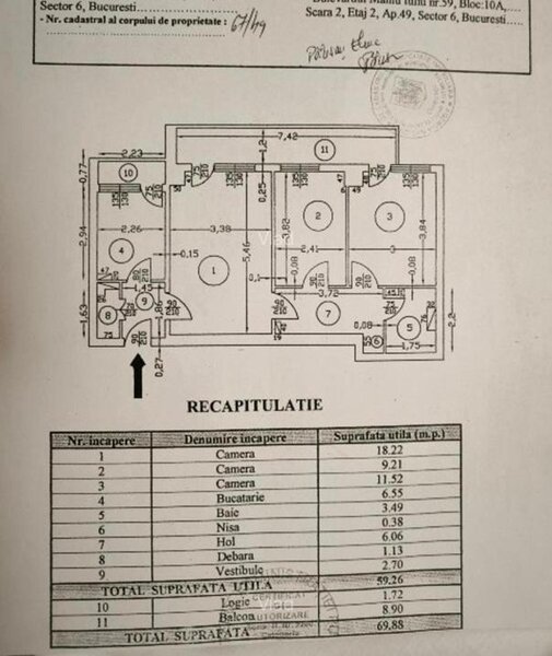 Militari 3 camere Bd Iuliu Maniu -Piata Veteranilor reabilitat etaj 2!